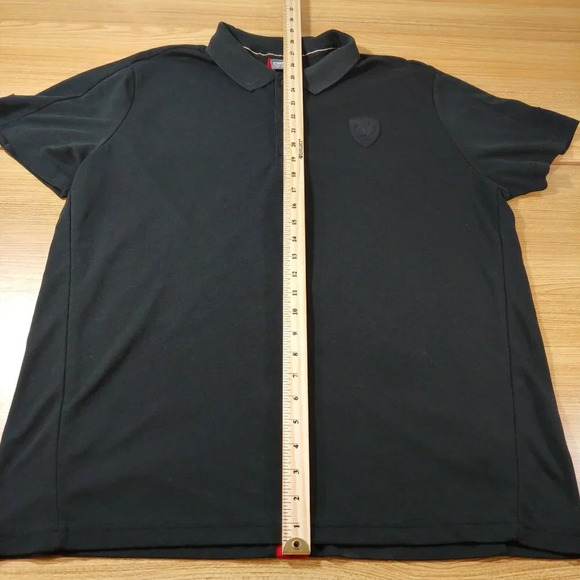 Puma Black Polo Shirt XL - Picture 4 of 5